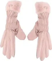 [Toddmomy] Insulated Touch Screen Gloves for Women Thermal Soft Lining Waterproof Windproof for Cycling