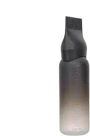 Scalp Oil Dispenser, Hair Color Applicator Bottle | 6oz Reusable Oil Applicator Shampoo Bottle | Graduation Scale Scalp Comb Portable Root Comb for Beauty School Barber Shop