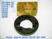 Honda CB160 CB175 CB200 CB250 CD125 CL200 Starter Motor Clutch NOS 28120-201-040