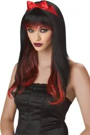 Enchanted Tresses Wig Vampire Fancy Dress Up Halloween Adult Costume Accessory