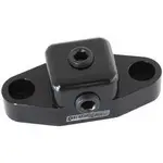 Aeroflow GM LS Oil Port Adapter Allows Twin Turb, Singl Turb & Gauge - AF64-2189BLK