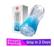 Male Masturbatore Penis Sleeve Cup Soft Silicone Penis Excercise Vacuum Pocket