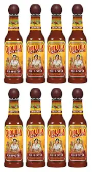 Cholula Chipotle Hot Sauce - Authentic Mexican Smoky Flavor, 5 fl oz (8 Pack)