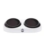 Double Pet Bowl Dog Cat Food Water Dish Feeder