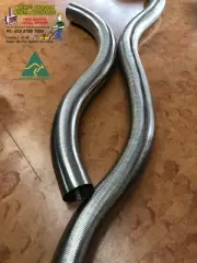 6" 4m HEAVY DUTY Flexible FLEXI Stainless Steel S/S WOOD HEATER Flue PIPE
