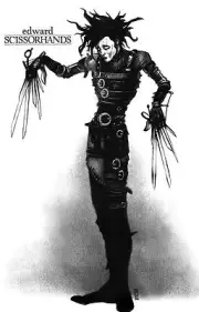 EDWARD SICSSORHANDS Movie POSTER Johnny Depp Tim Burton
