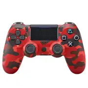 Catzon Dualshock 4 Wireless Controller Compatible with PlayStation 4-Camo Red