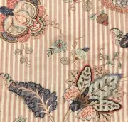 MANUEL CANOVAS Bellecombe Corail Stripe Red Remnant New