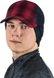 [TrailHeads] Men's Winter Hat | Trucker Hat with Drop Down Ear Warmers