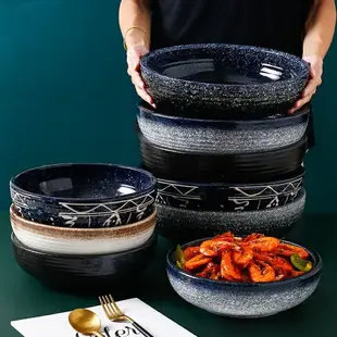 日式陶瓷大碗大湯碗湯碗麵條碗家用陶瓷碗 泡麵碗 大碗公 瓷碗 日式陶瓷碗盤 碗盤器皿
