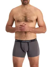 [Jockey] Chafe Proof Pouch Trunk 2 Pack in OUB Black