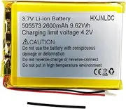 DC 3.7V 2600mah 505573 li-ion Lithium Ion Polymer Battery Replacement for DIY Tablets Battery 3.7-5V Electronic Product, Mobile Energy Storage Power Supply