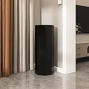 Modern Round Rotating Shoe Cabinet Organizer with Door, Premium Metal Shoe Rack Tower, Entryway, Corridor, Corner Storage Design Swivel Shoe Stand