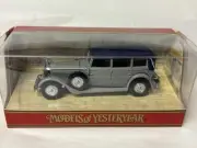 Matchbox Model Of Yesteryear Y40 Mercedes Benz 1931 770 MIB Grey 1:48