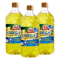 在飛比找momo購物網優惠-【泰山】Omega-3芥花不飽和精華調合油 1.5L 3入組