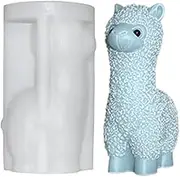 Alpaca Silicone Mold - Cake Decorating Fondant Mould, Portable Alpaca Baking Molld | Little Alpacas Soap Mold for Soap Making, Llama Shaped Epoxy Resin Silicone Molds for Aesthetic Home Decor
