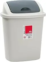 Box Sweden 52.5x40cm 30L Large Swing Bin Waste/Garbage Plastic Rubbish Dustbin