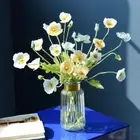 Stem Artificial Papaver Rhoeas Faux Bouquet Silk Plants Fake Poppies Flowers