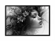 Deep Thinking Framed Print Fine Art Poster Print