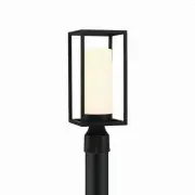Ren - 1 Light Outdoor Post Mount In Modern Style 15.25 Inches Tall And 6 Inches