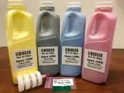 4 x (BCMY) Toner Refill for use in iSys Apex 1290 label Printer + 4 Chips