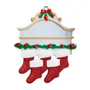 Personalized Christmas Family Xmas Tree Christmas Stocking Ornaments DIY Christmas Stockings Decoration Socks