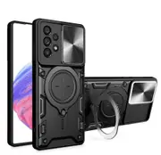 For Samsung Galaxy A53 5G Case, Magnetic Support Car Mount Magnetic Military Shell - Black