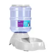 3.8L Automatic Plastic Pet Dog Cat Food Feeder Bowl Fountain Dispenser