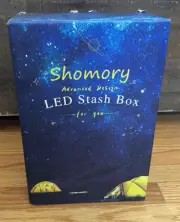Shomory Premium Large Bamboo Box W/Combination Lock & Accessories NIB