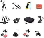 CamGo Accessories Kit for GoPro Hero 13/12/11/10/9/8/7/6/5/4/3/MAX (32 Piece Set)