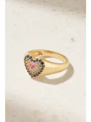 [Emily P. Wheeler] Emily P. Wheeler - + Net Sustain 18-karat Recycled Gold Sapphire Ring - 3 3 Gold