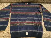 Vintage High Sierra Youth XL Multicolor Knit Sweater Western Aztec NEW