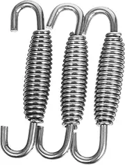 Anneome Stainless Steel Spring Hooks Pack Pipe Spring for Motorcycles Easy to Install