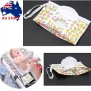 EVA Baby Wet Wipe Pouch Wipes Holder Case Reusable Refillable Wet Wipe Bag TO