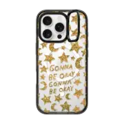 iPhone 16 Pro Impact Ring Stand Case MagSafe Compatible Gonna Be Okay Glitter by Kristen Peers