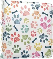 Playful Pawprints White Book Photo Album, Self Stick Photo Album, Photo Album Self Adhesive, Wedding Scrap Book, One Sizex1