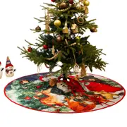 Christmas Tree Skirt Base Floor Mat Cover Xmas Party Home Decoration