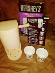 Hersheys Chocolate Drink Maker Cream Instructions Manual Box Cups