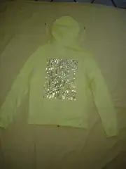 NWT New Victoria's Secret Angel Supermodel Gold Hoodie Sweat shirt Top S Rare