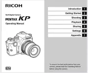 Ricoh Pentax KP Digital SLR Digital Camera 148 Page OWNER 'S OPERATING MANUAL