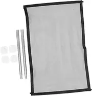 GANAZONO 1Set Pet Mesh Fence Safety Gate Retractable Indoor Barrier for Pets and Durable Easy to Install for Stairs Doorways