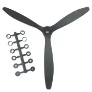 QTmodel 1170 11x7 inch Efficient 3 Leaf Blade Propeller for Petro Electric RC Models Airplane