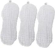 UPKOCH 3pc Set Blanket Baby Muslin Swaddle Blankets Newborn Swaddle Sets Cotton Baby Diaper for Newborn Naies