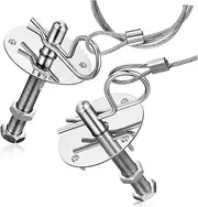 WEKADRIN 1 Set Car Hood Pins Kit Quick Latch Locking Pins for Stable Fixation Sleek Design Complete for Versatile Fit Cars Trucks Enhance Vehicle Aesthetic and Engine Access