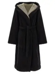 [Rick Owens] Rick Owens-Beach Robe Towels Nero-Unisex L