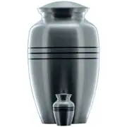 Value Coffins Radiance Pewter Urn Set