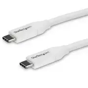 StarTech USB2C5C4MW USB cable 4 m USB 3.2 Gen 1 (3.1 Gen 1) USB C White