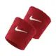 Nike 護腕 Swoosh Wristbands 男女款 球類運動 兩隻入 勾勾 基本款 紅 白 NNN0460-1OS