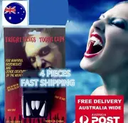 4PEICE Fright Halloween Costume Party Zombie Werewolf Vampire Fangs Teeth Cap