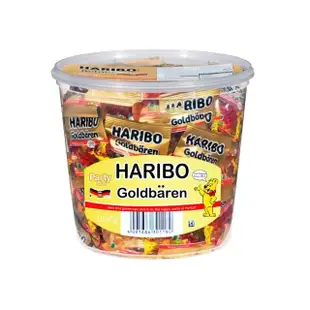 【美式賣場】HARIBO 哈瑞寶 金熊Q軟糖4罐組(1kg/罐)